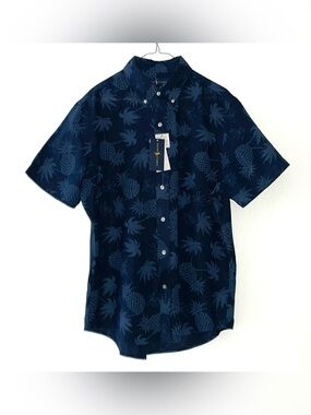 Polo Ralph Lauren Men’s Pineapple Print Linen Shirt in Pineapple Palms